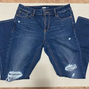 Old Navy skinny distressed jeans